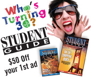 Student Guide Turning 30 ad